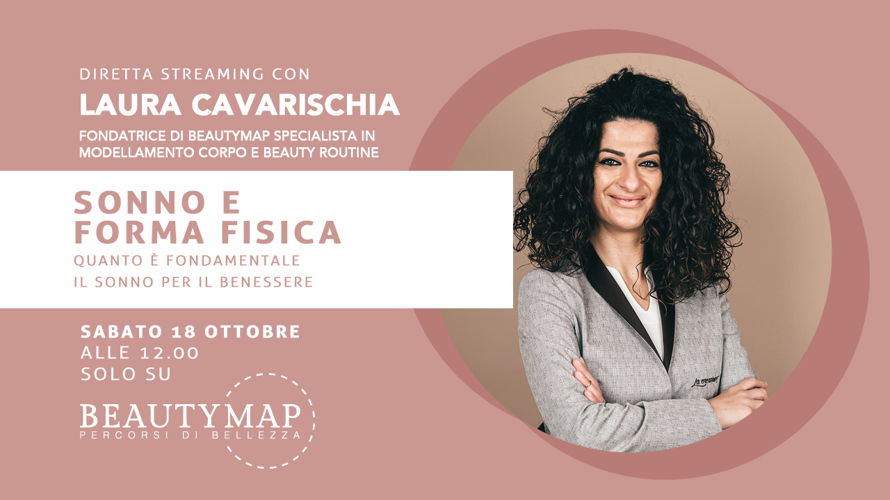 Sonno: live su BeautyMap il 18 ottobre