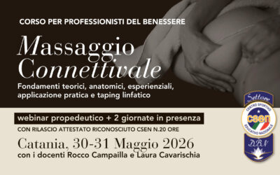 Corso CSEN per professionisti: massaggio connettivale e taping linfatico